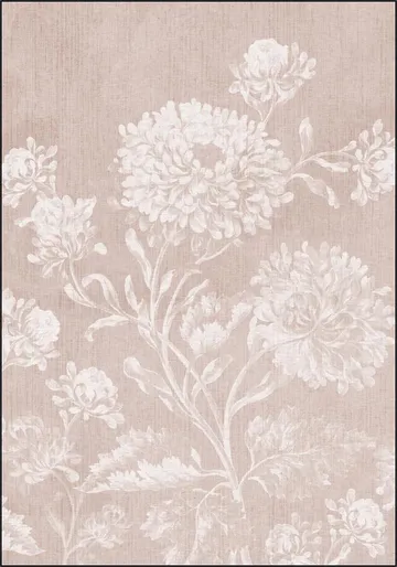 Faded baroque flowers