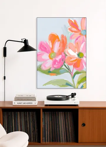 Vibrant Floral Artwork
