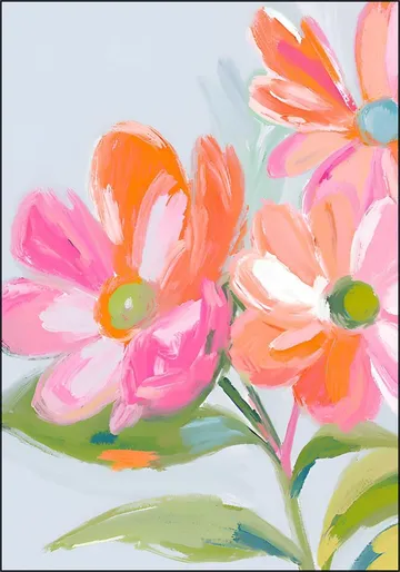 Vibrant Floral Artwork