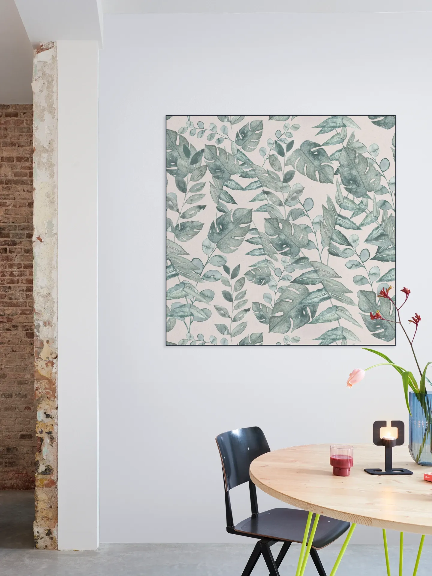 Watercolour botanical foliage