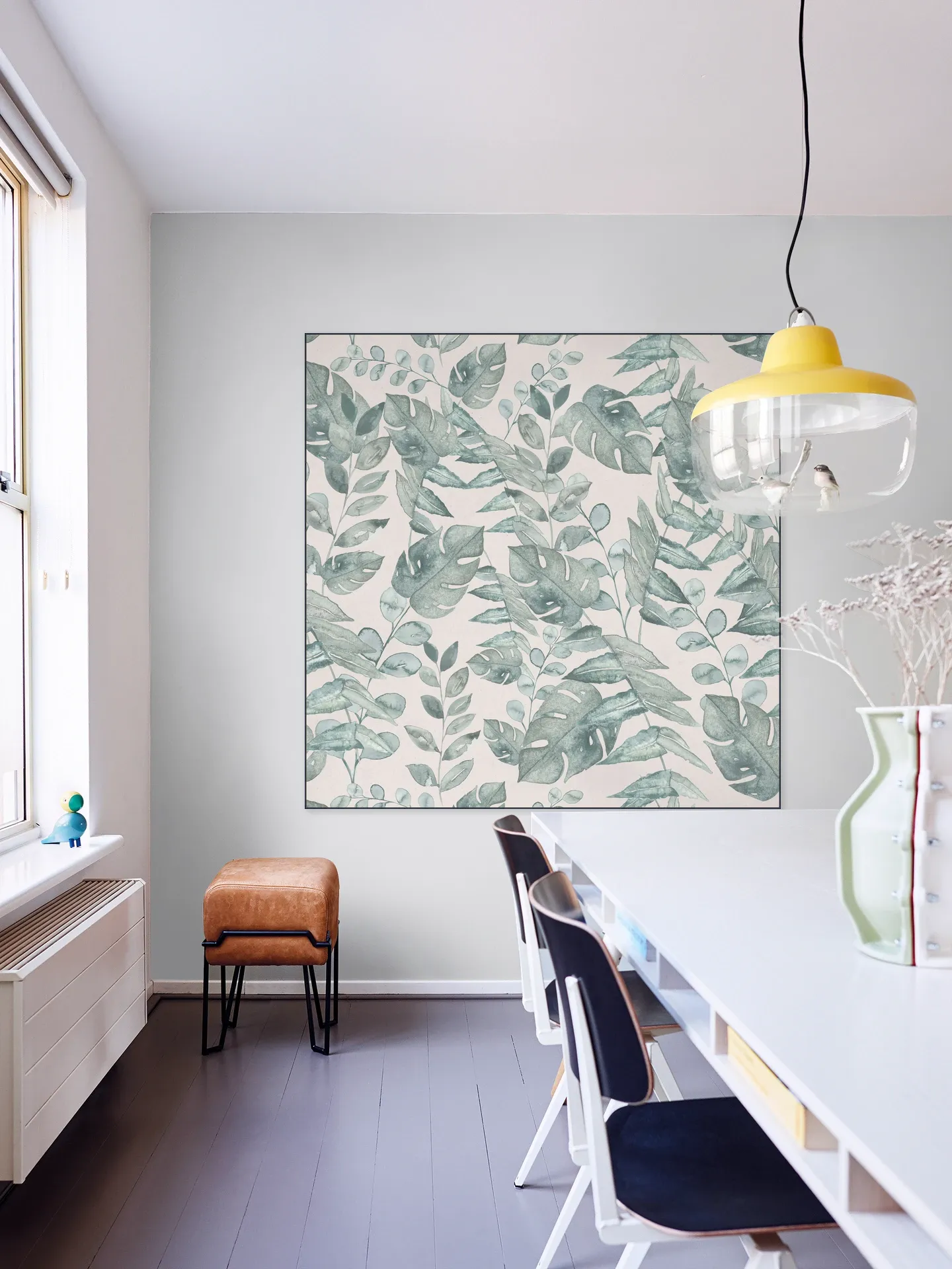 Watercolour botanical foliage
