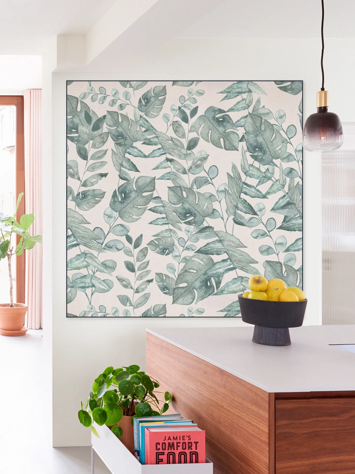 Watercolour botanical foliage