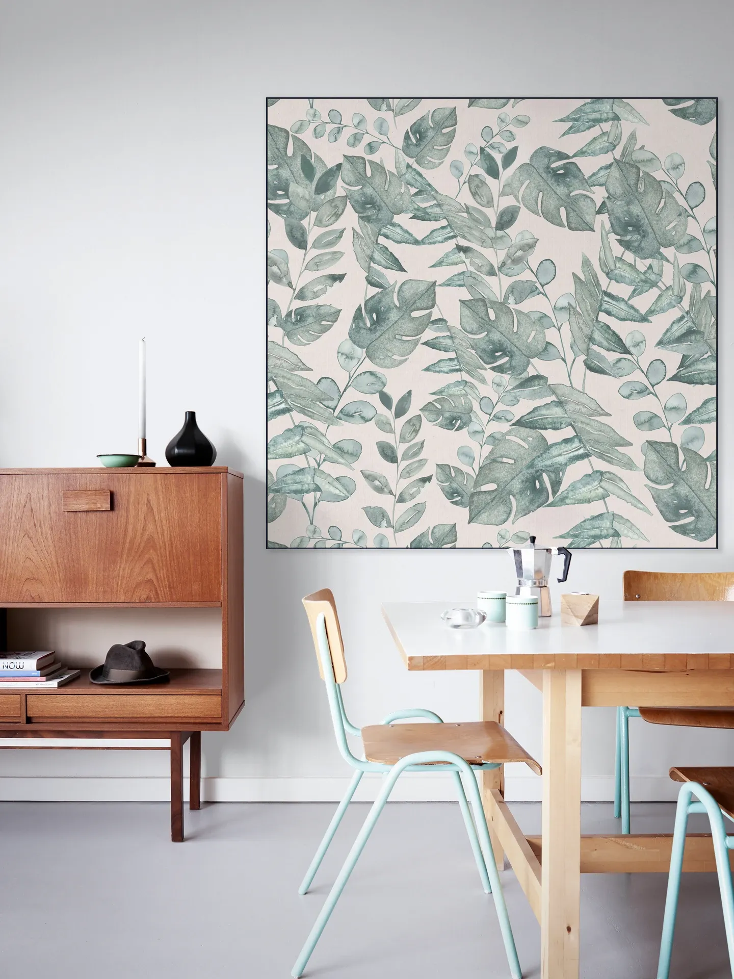 Watercolour botanical foliage