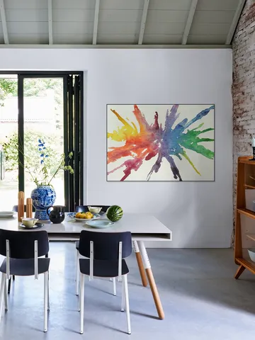 Splash in Rainbow Colors