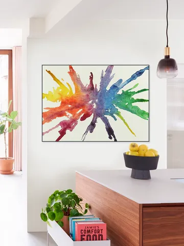 Splash in Rainbow Colors