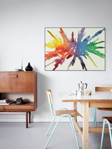 Splash in Rainbow Colors