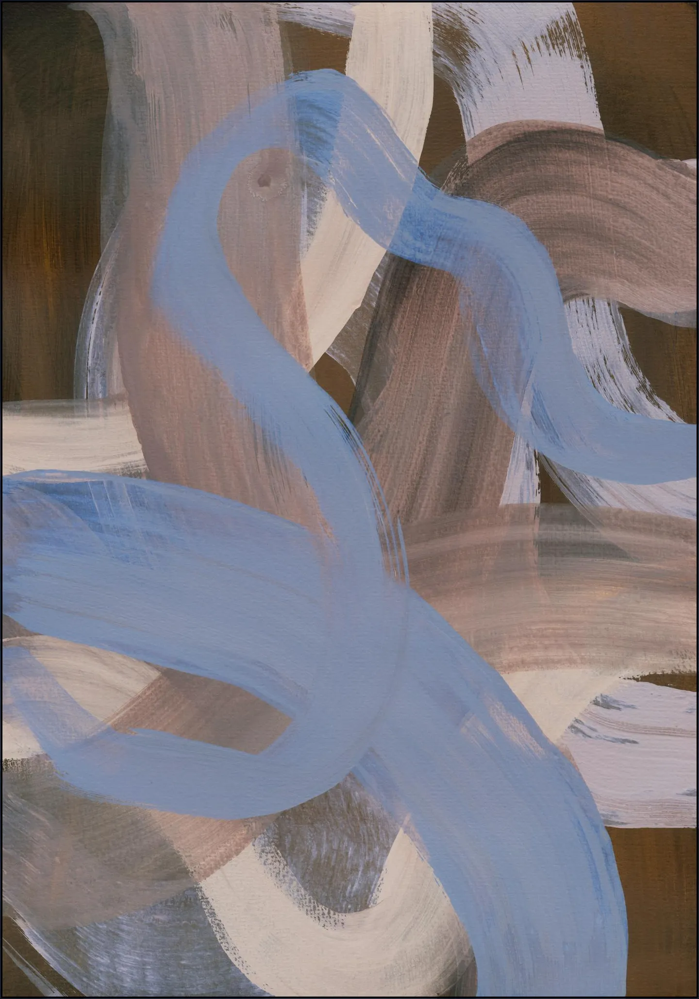 Abstract Brush Strokes 124X