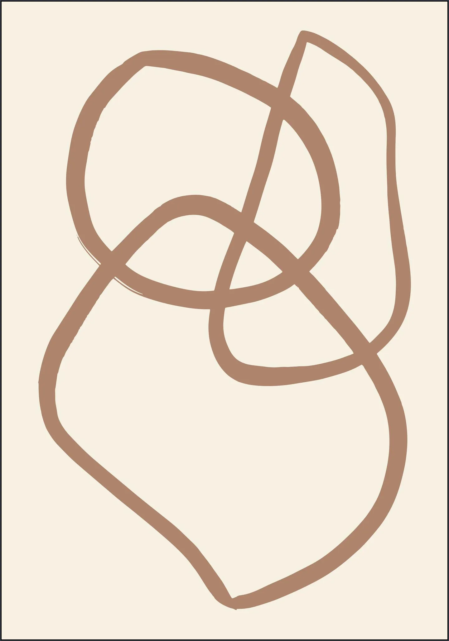 Abstract Lines Mocha 5