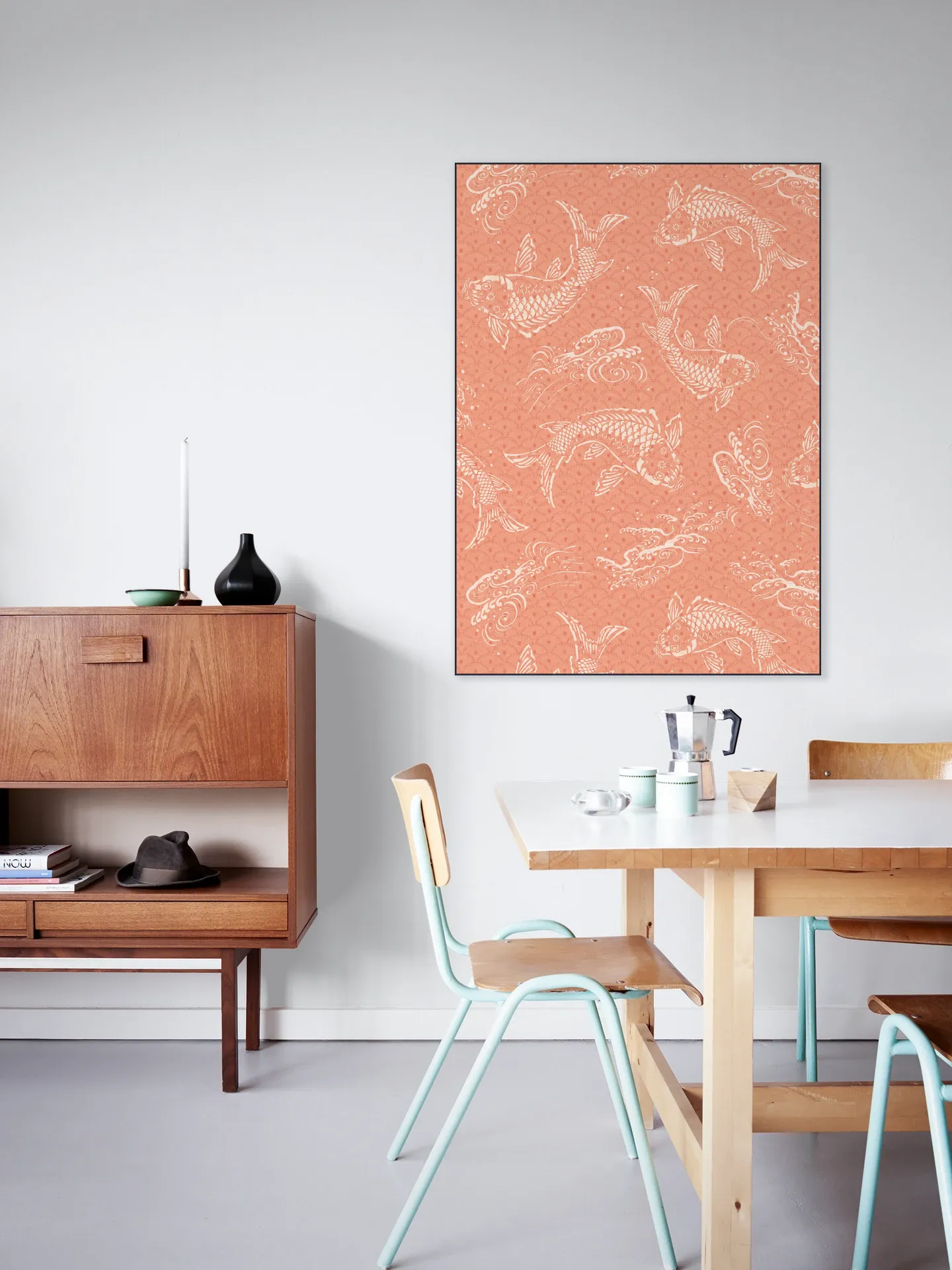 Peach Fuzz Koi Fish