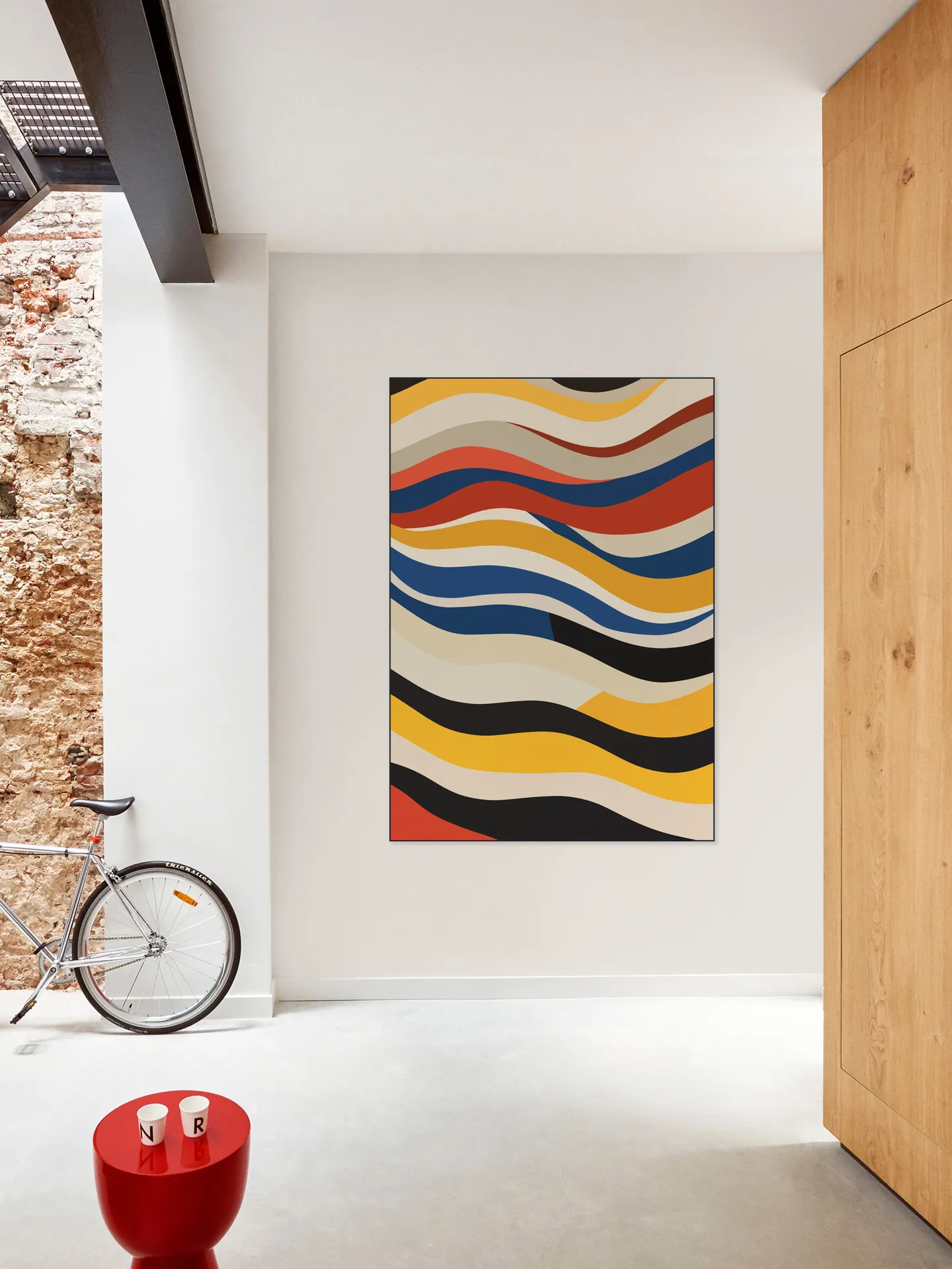 Bauhaus - Wavy stripes