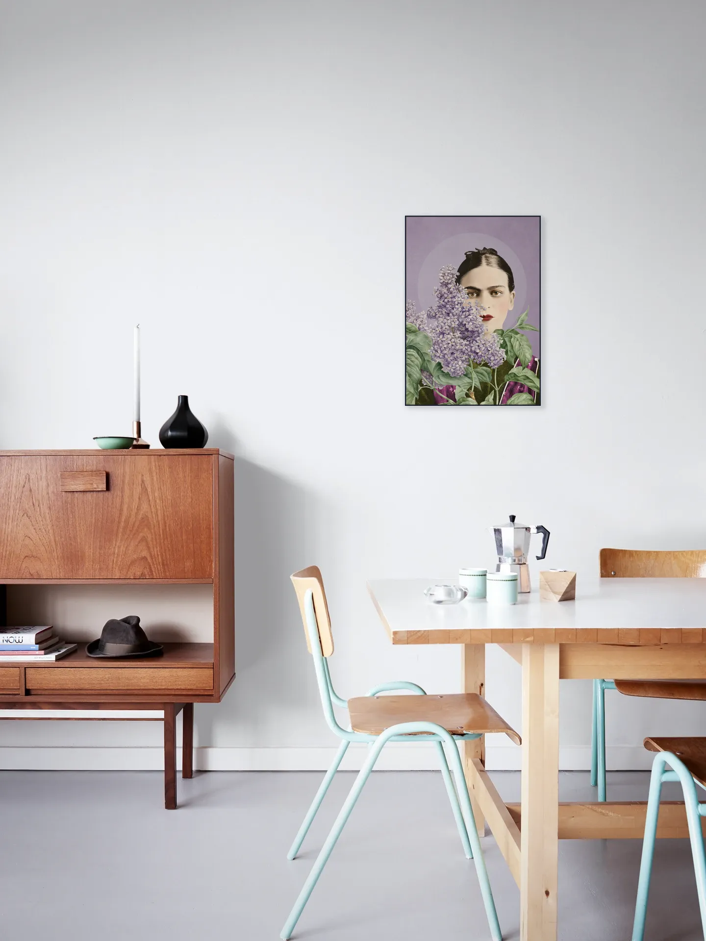Frida in Bloom - Shadows and Lilacs