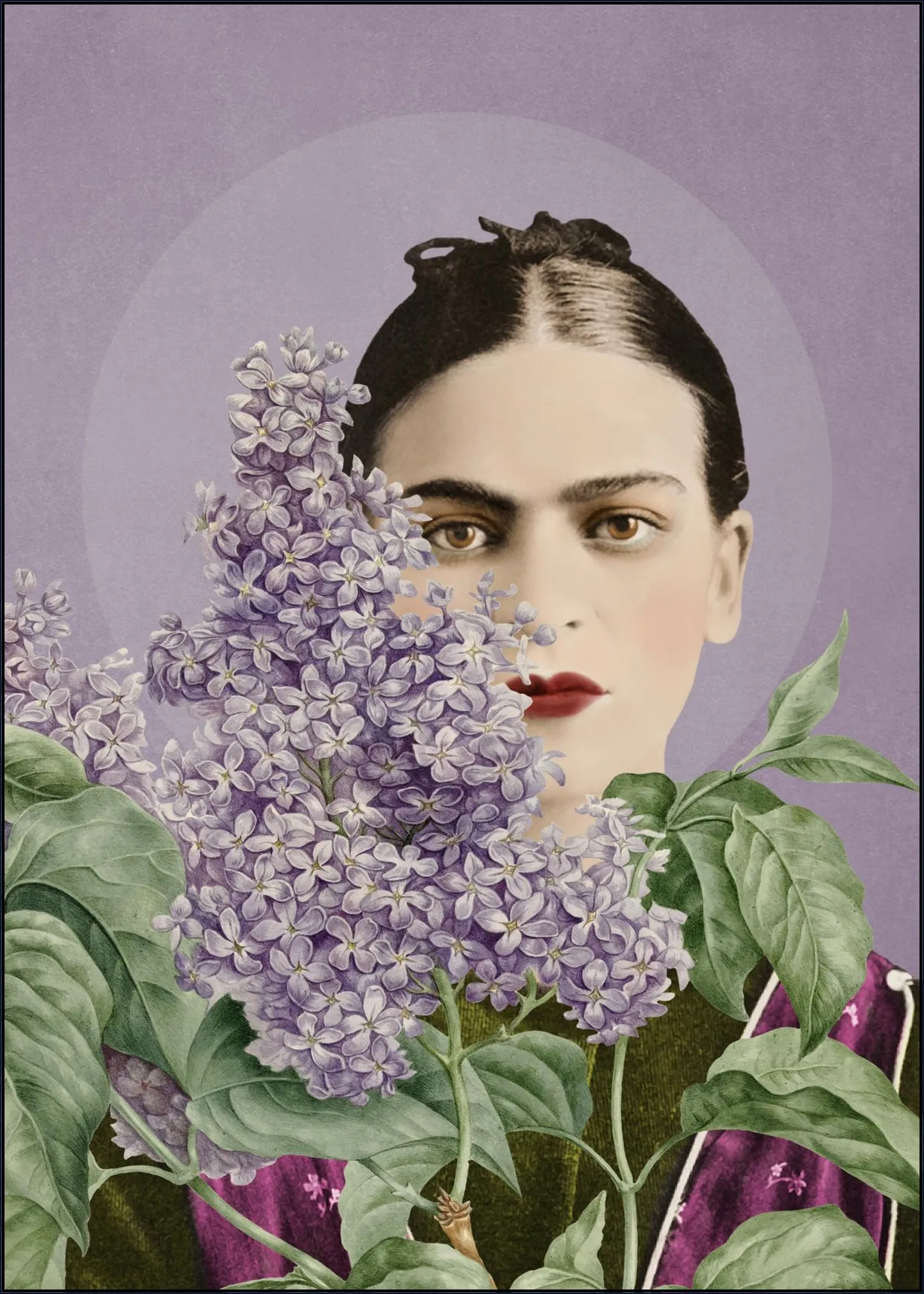 Frida in Bloom - Shadows and Lilacs
