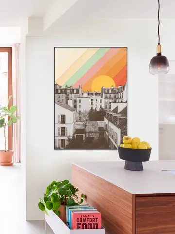Rainbow Sky above Paris