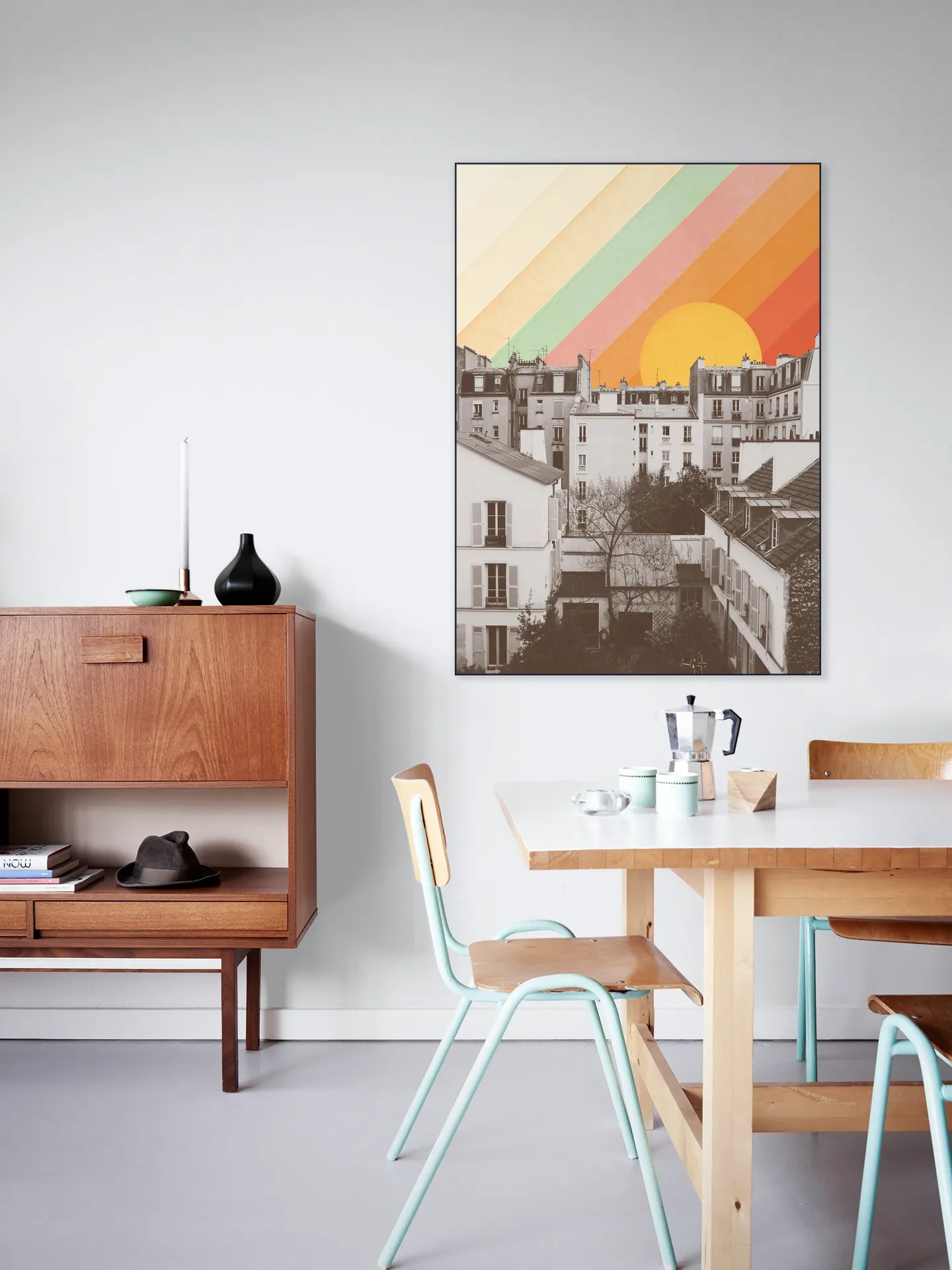 Rainbow Sky above Paris