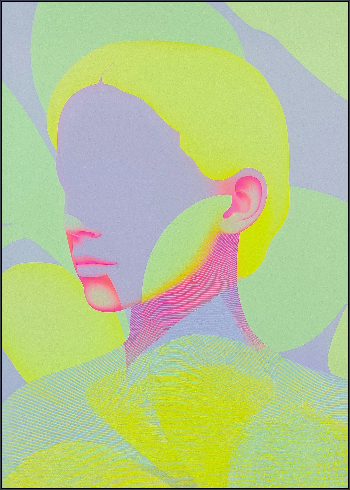 Neonpastel Portret - Una