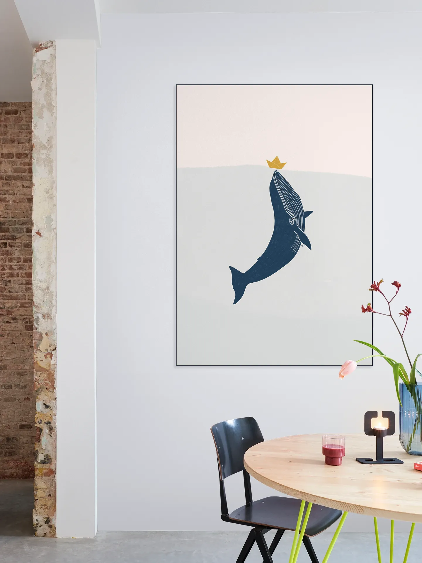 Blue Whale Sailing Boat