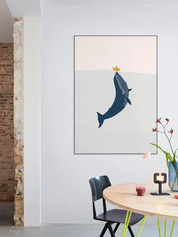 Blue Whale Sailing Boat
