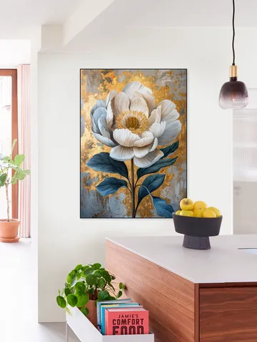 White Flower Gold
