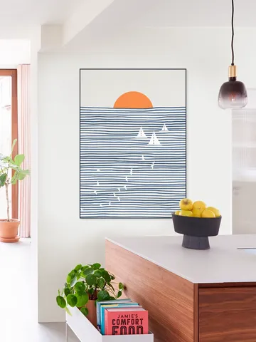 Three White Sails