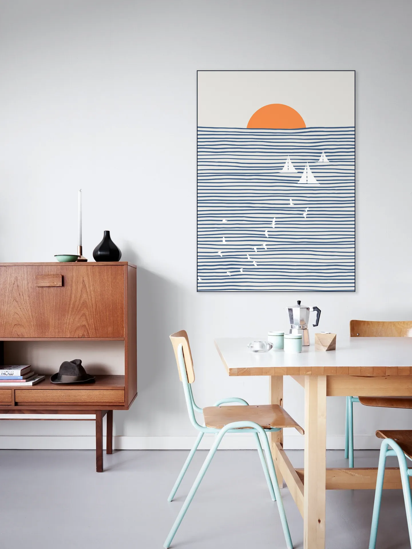 Three White Sails
