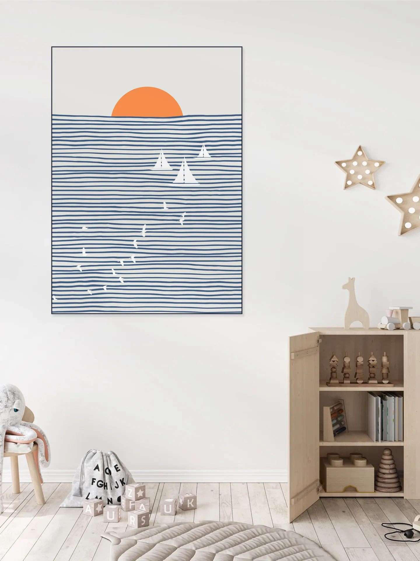 Three White Sails