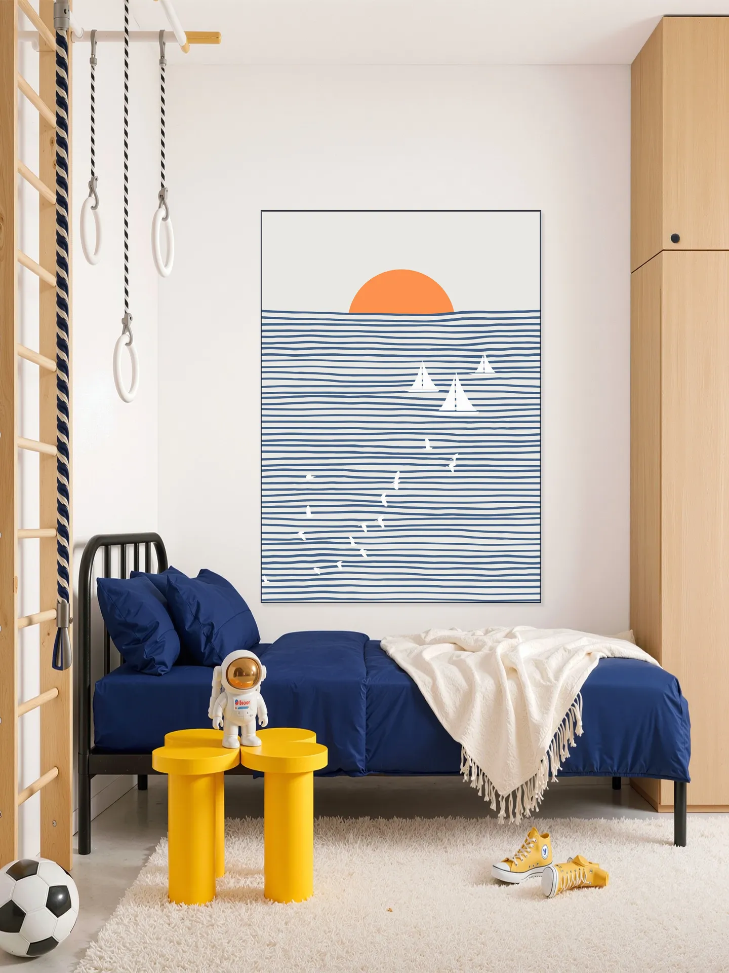 Three White Sails