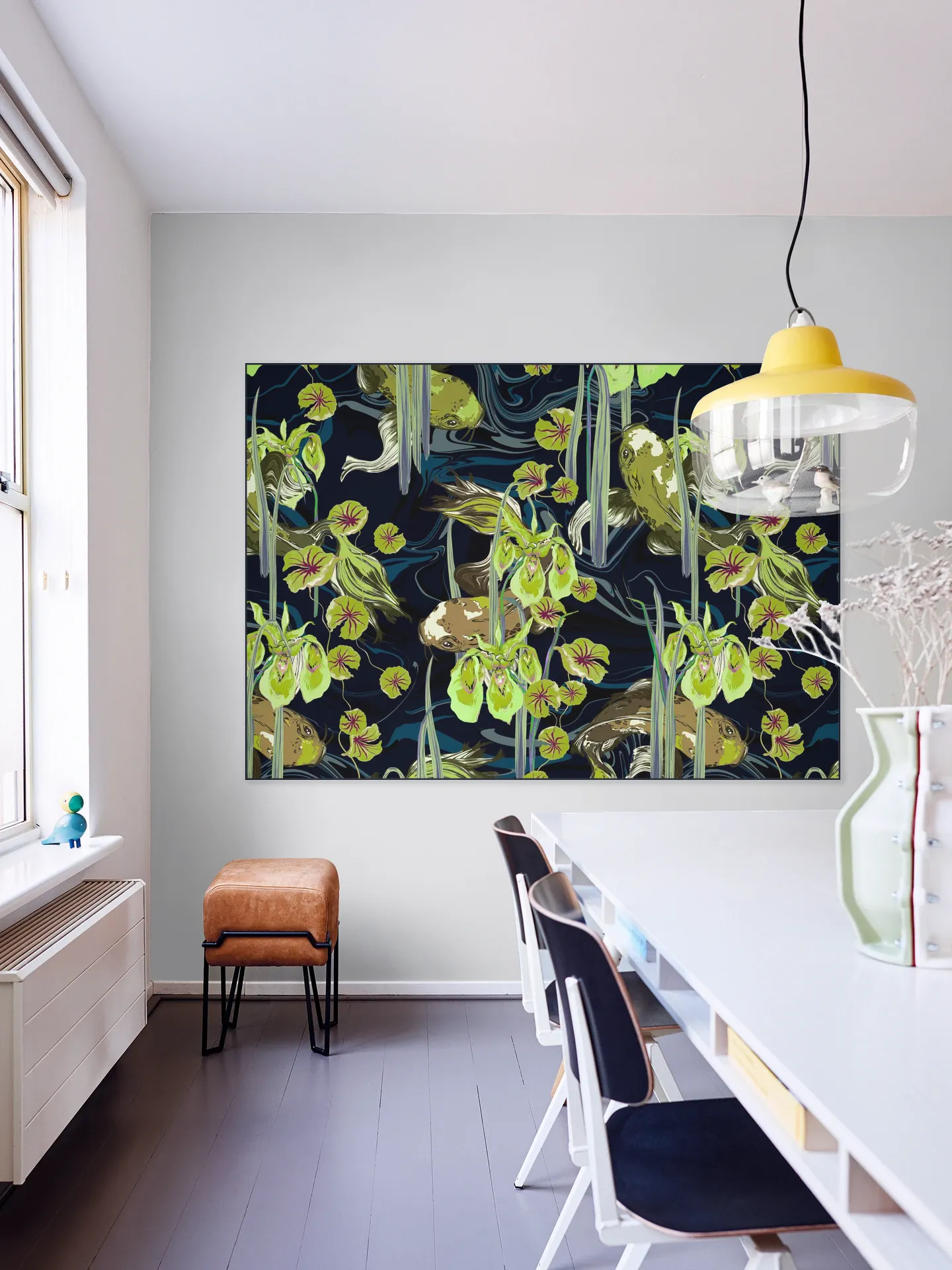 Koi Pond Moss Green
