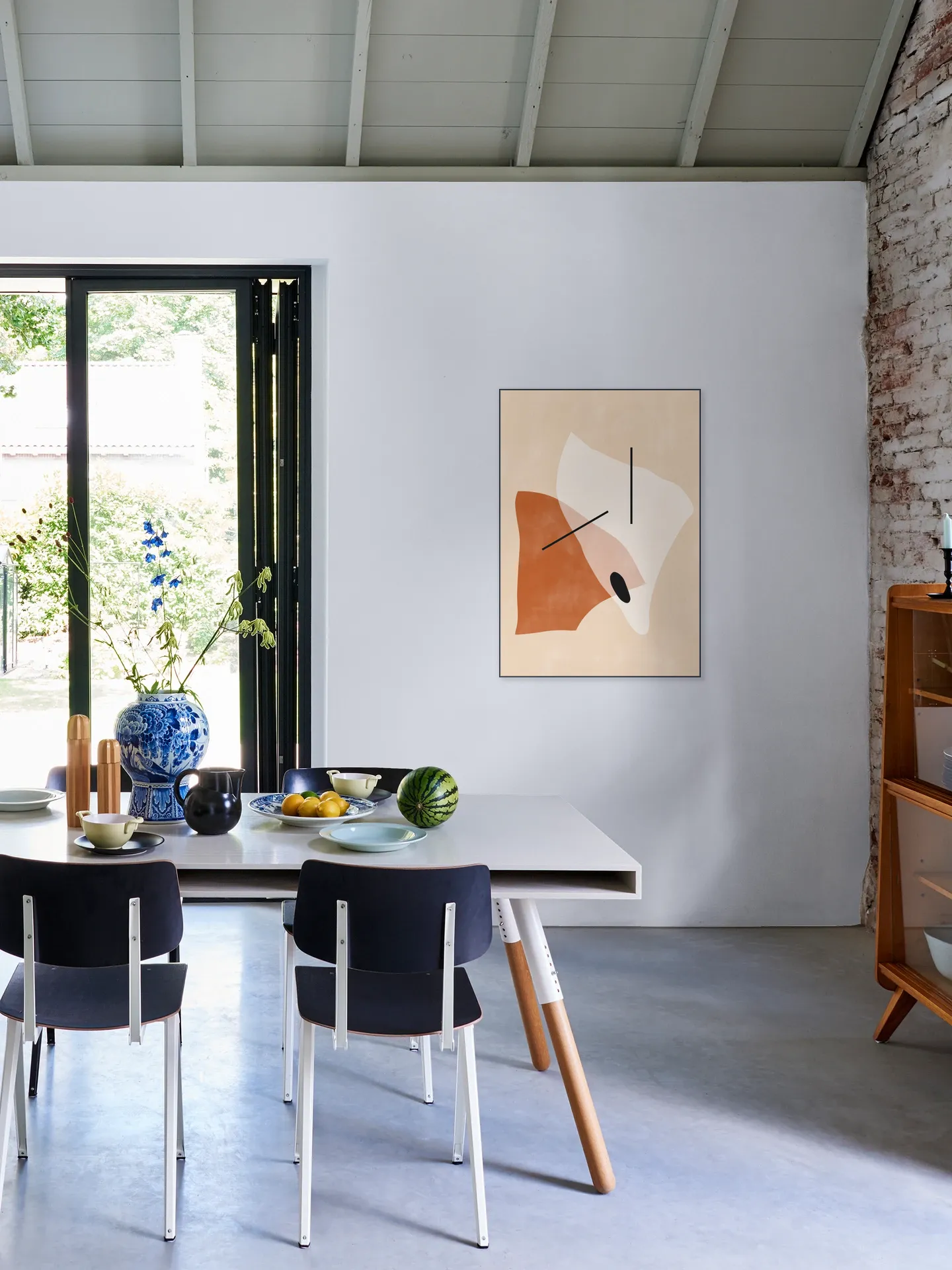 Geometric Shapes in Earth Tones
