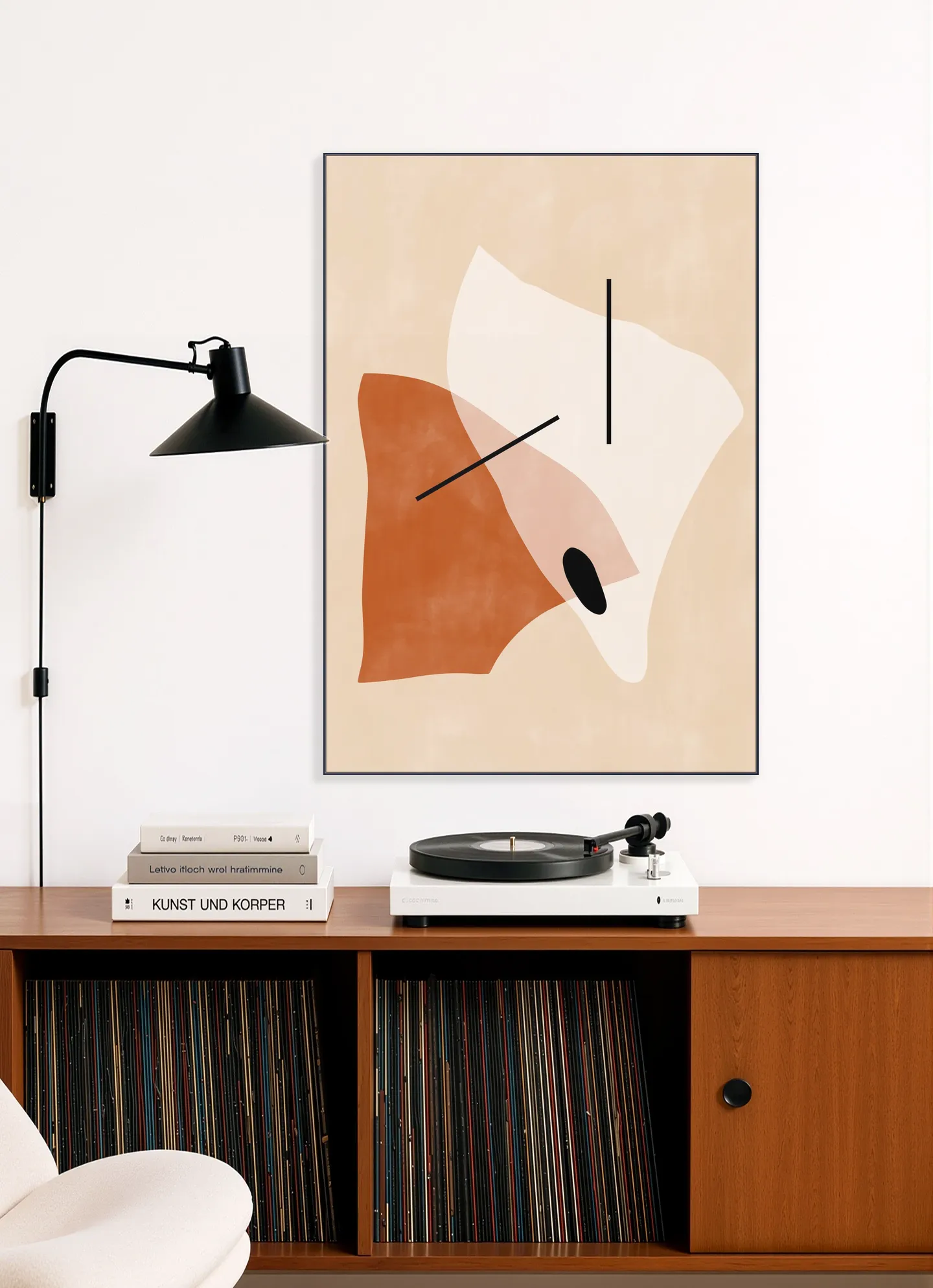 Geometric Shapes in Earth Tones