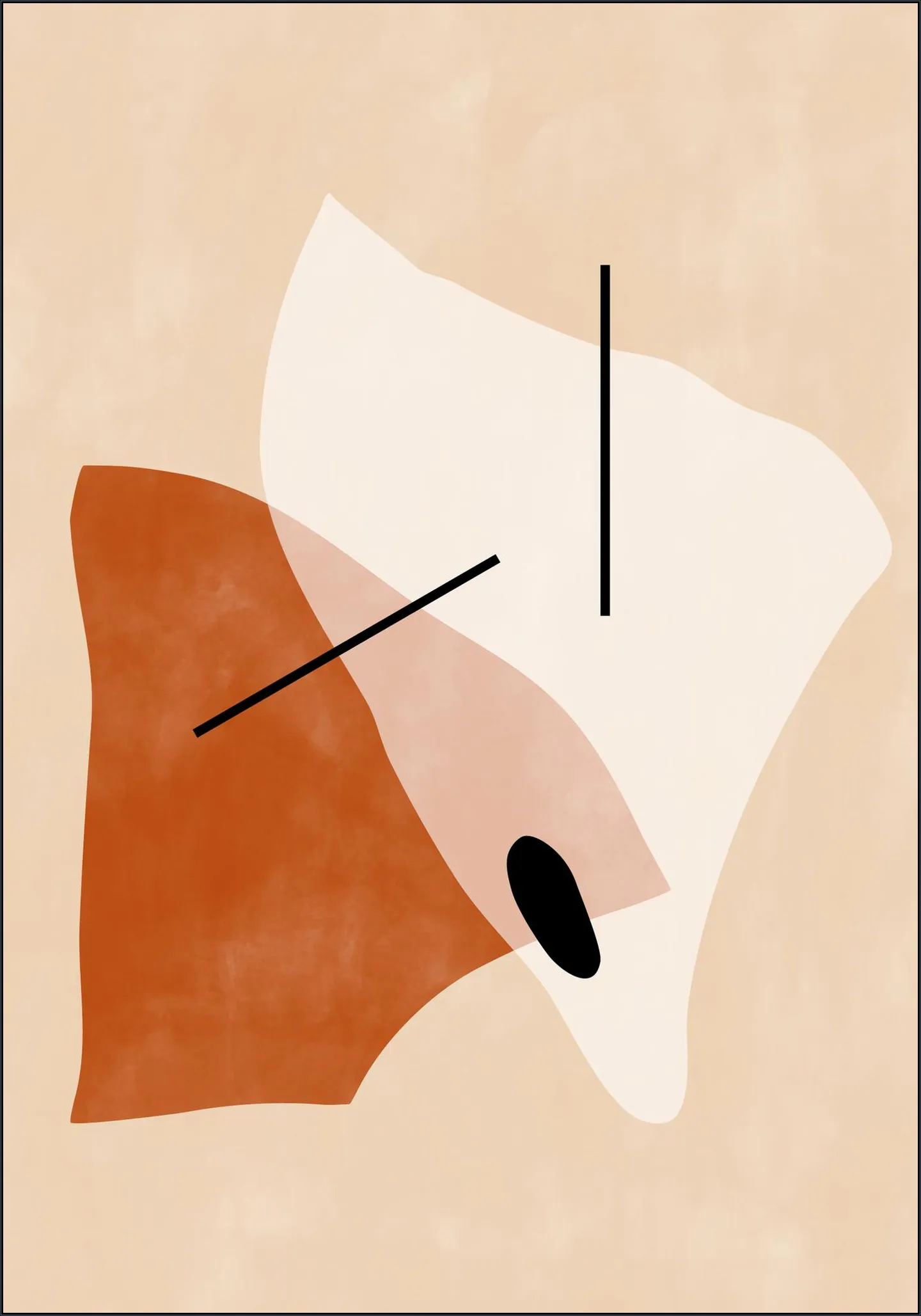 Geometric Shapes in Earth Tones