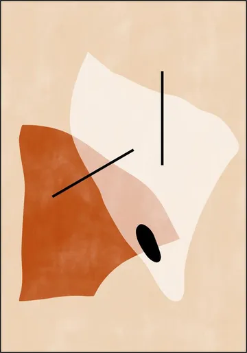 Geometric Shapes in Earth Tones