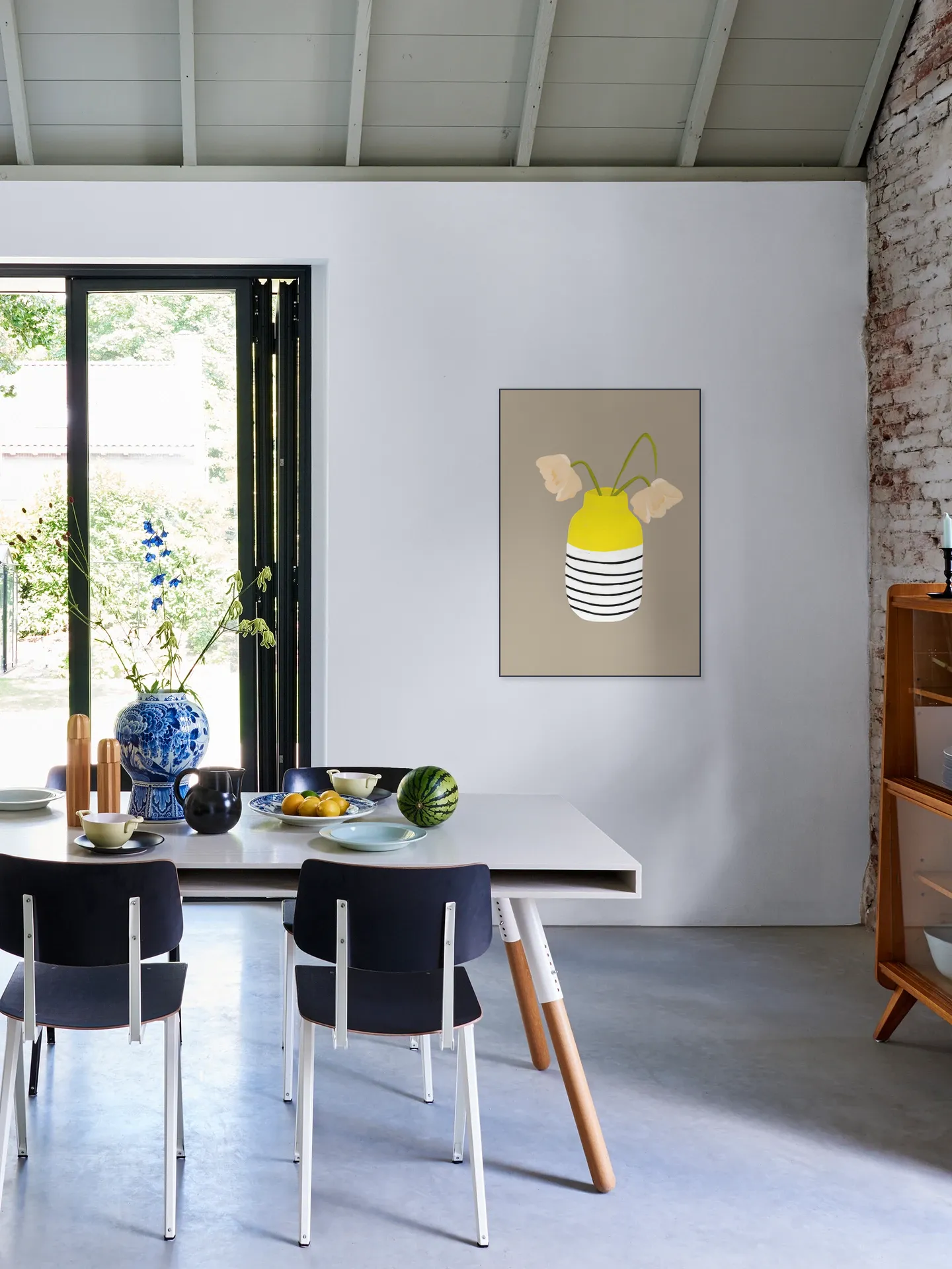 Mio Vaso lemon Stripes