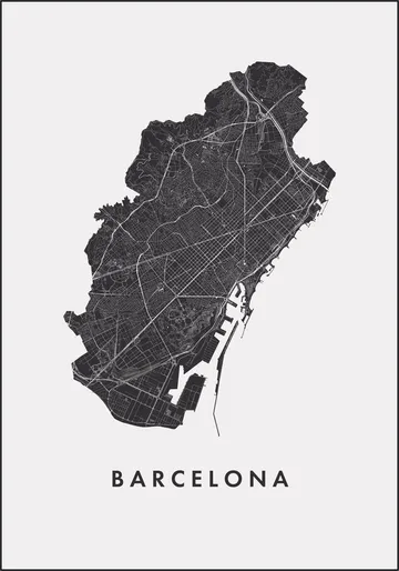 Barcelona City Map