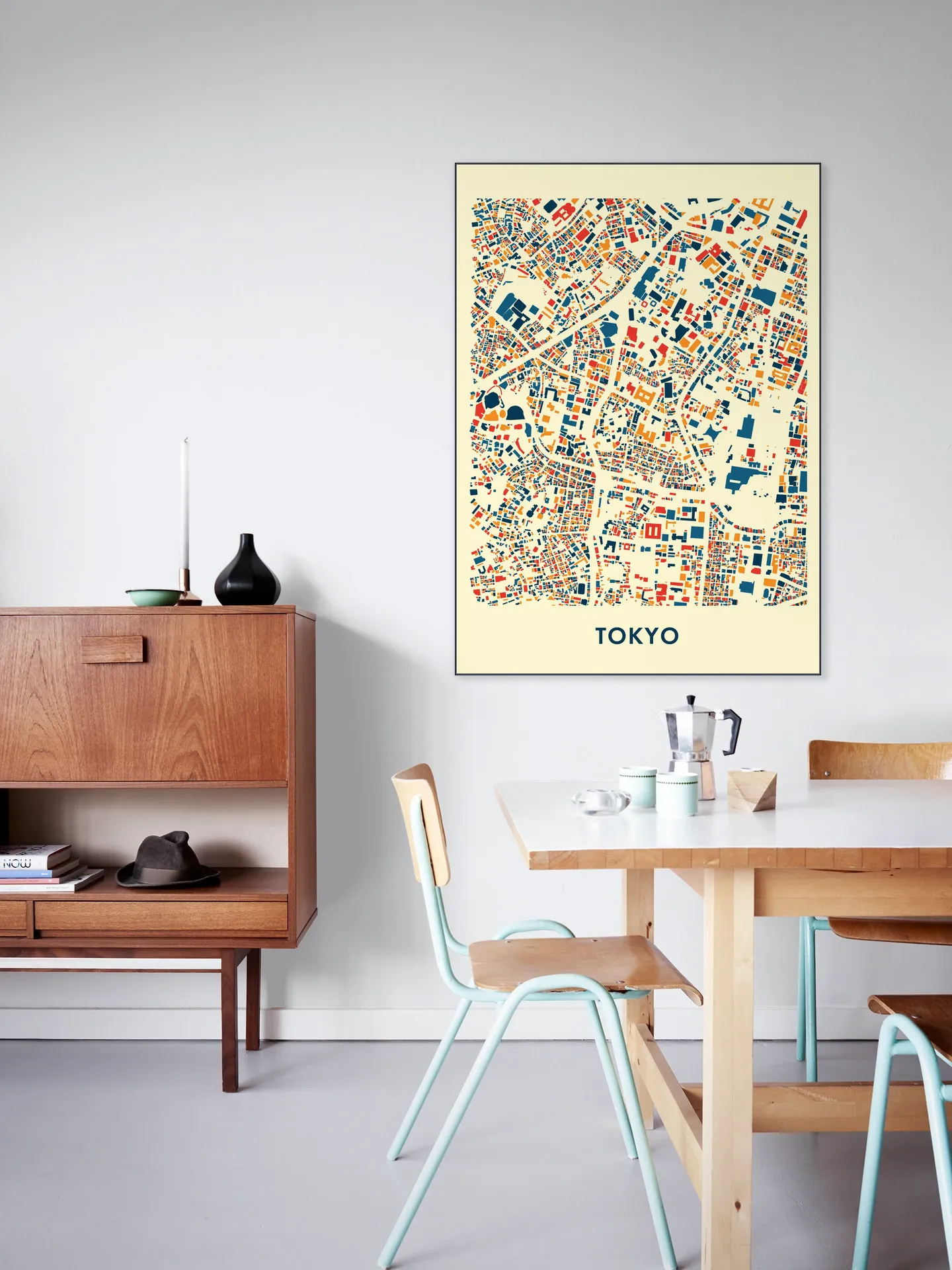 Tokyo Mosaic City Map