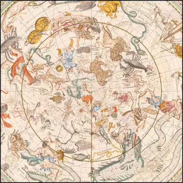Celestial Map Vintage Zodiac And Astrology