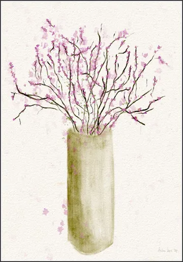 Serene Blossom Vase