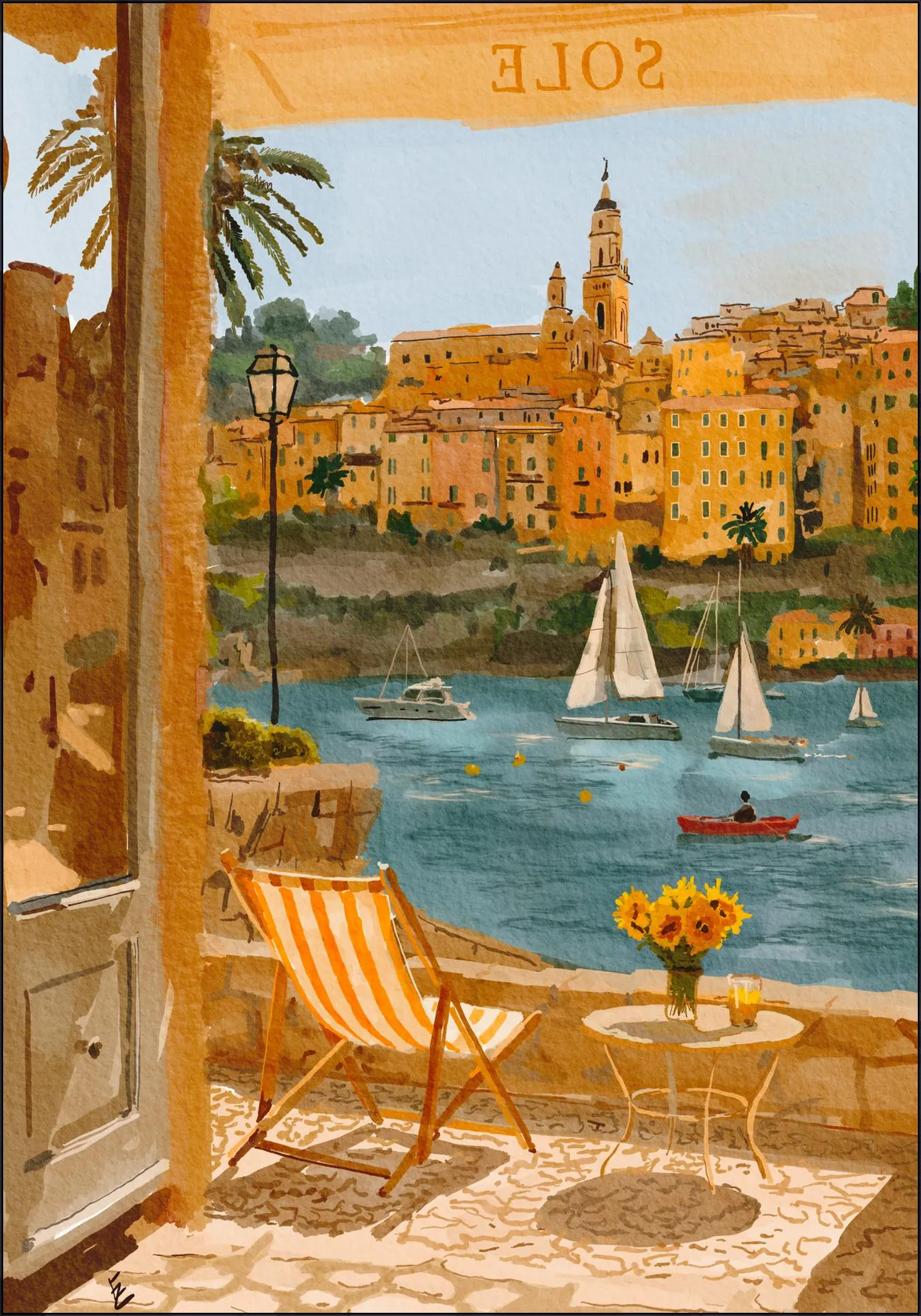July In Menton