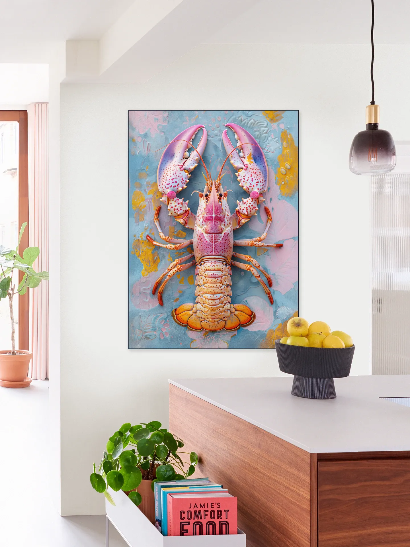 Spring Pastel Lobster