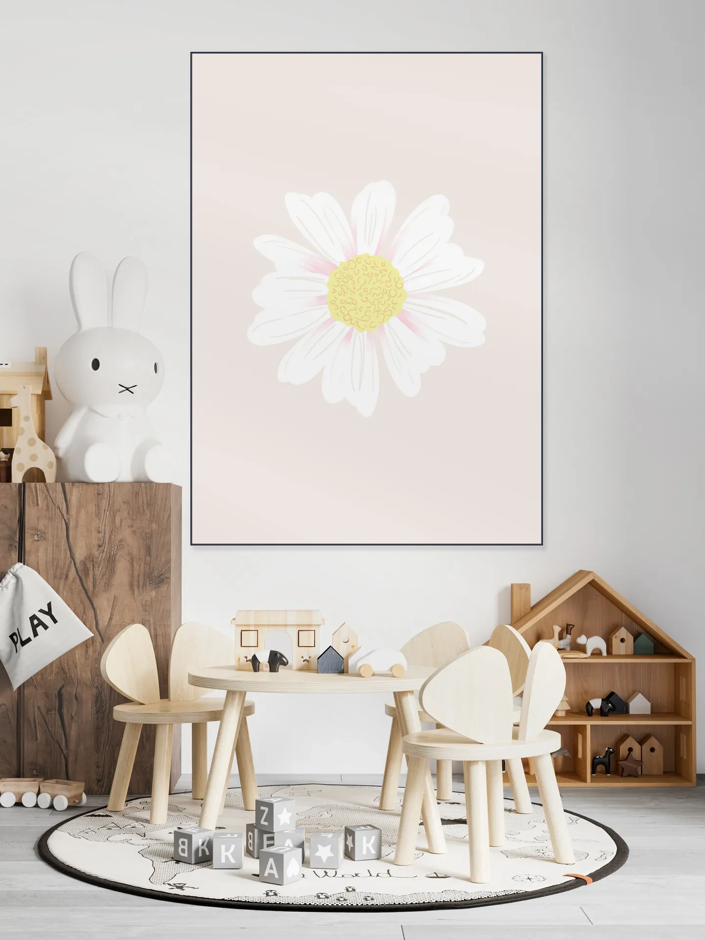 Daisy Blossom Beige