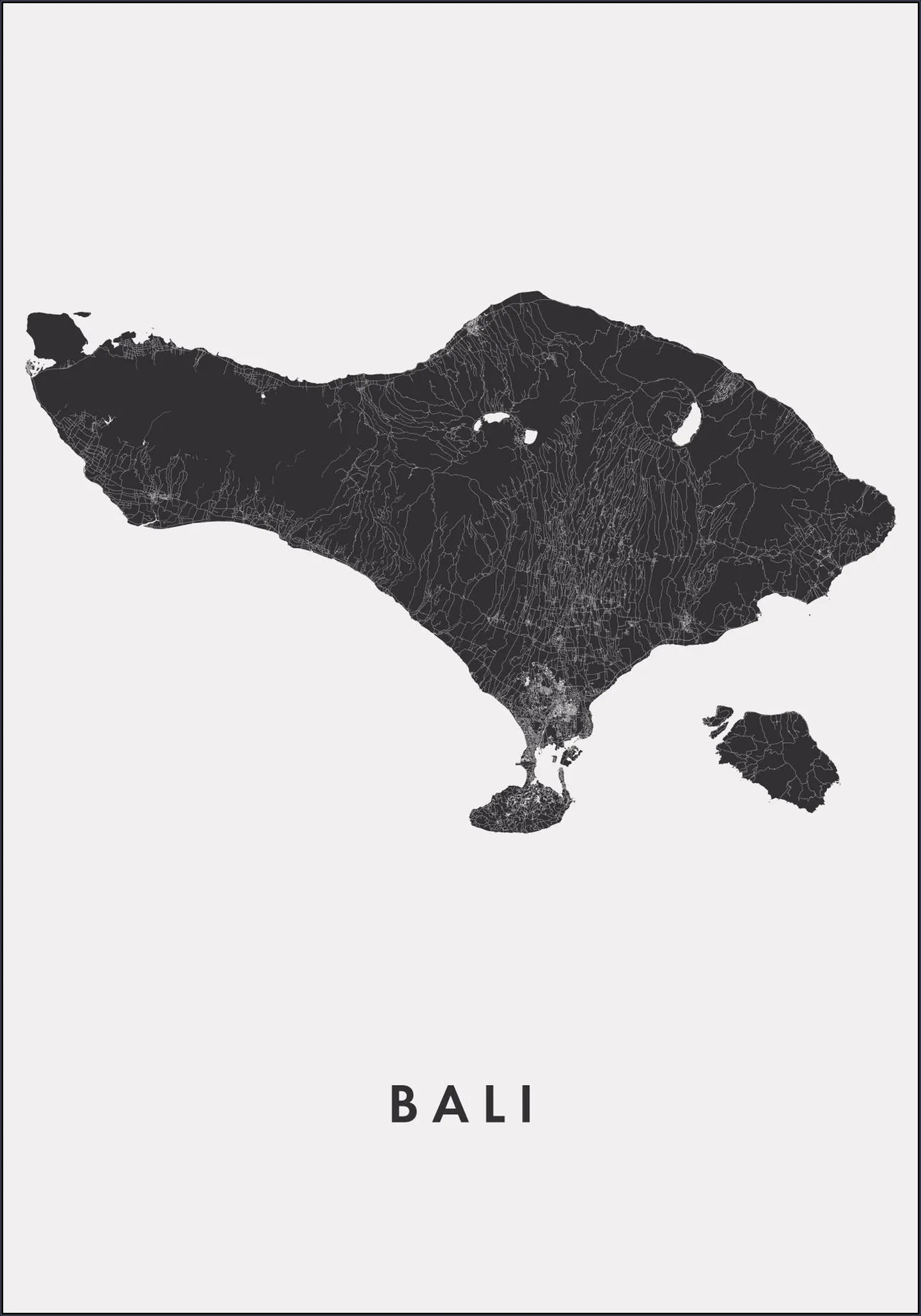Bali Island Map