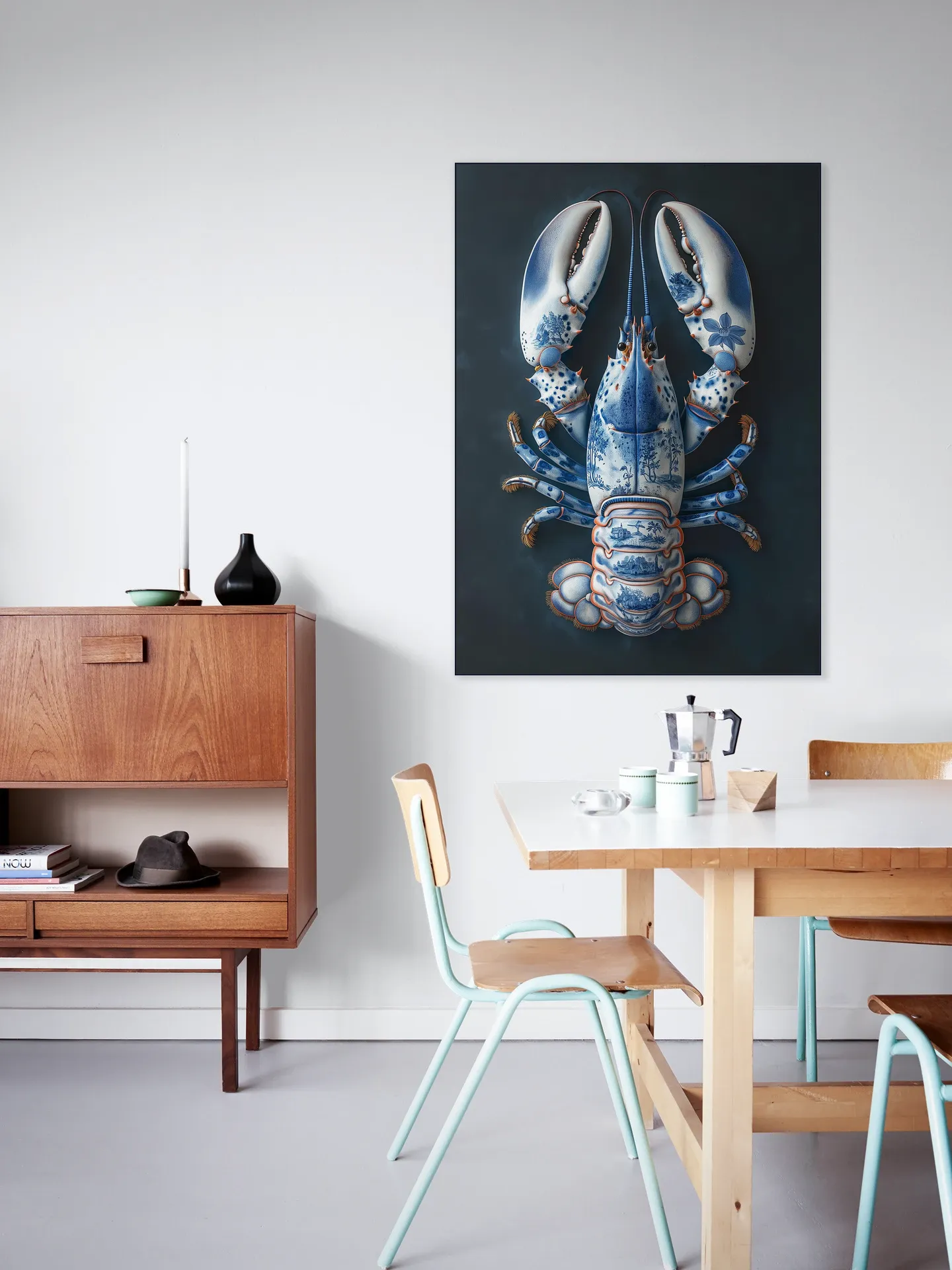Delft Blue Lobster - Black