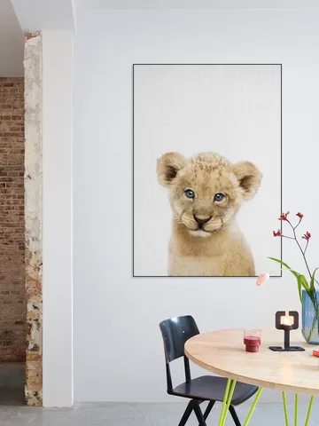 Baby Lion - blue eyes