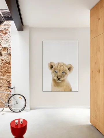 Baby Lion - blue eyes