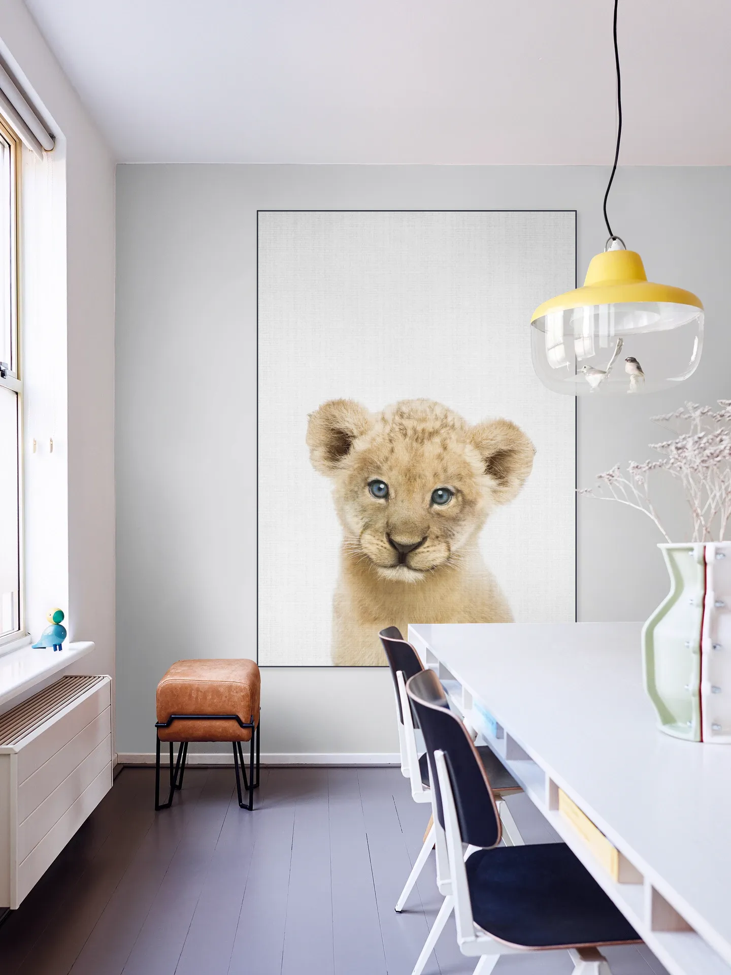 Baby Lion - blue eyes