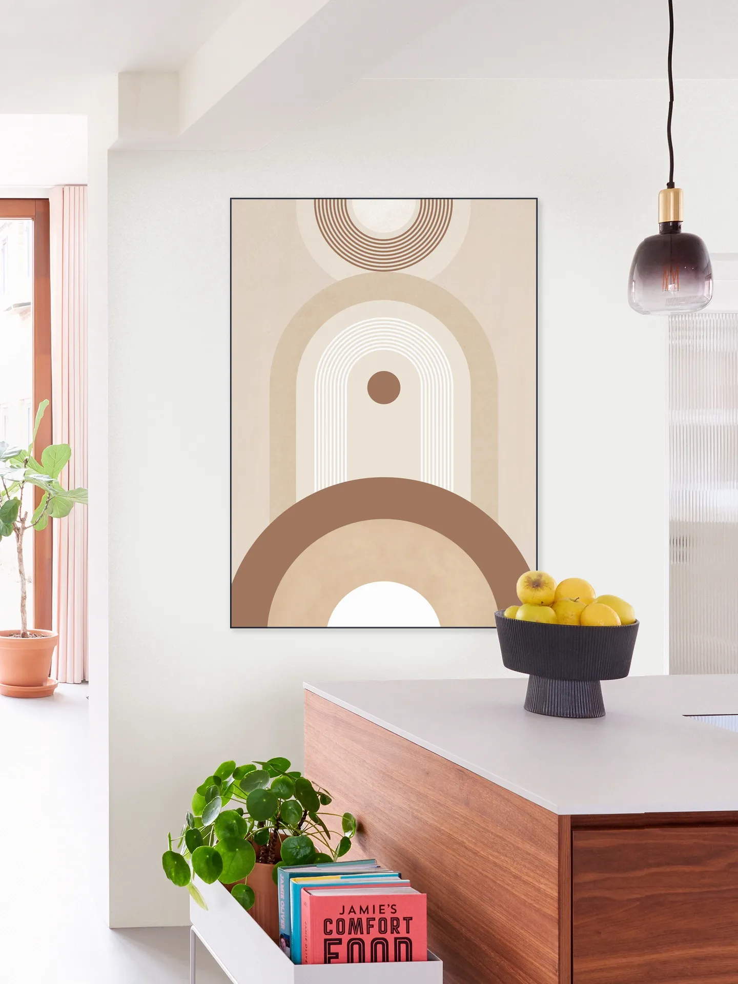 Beige Mid Century Poster No.2