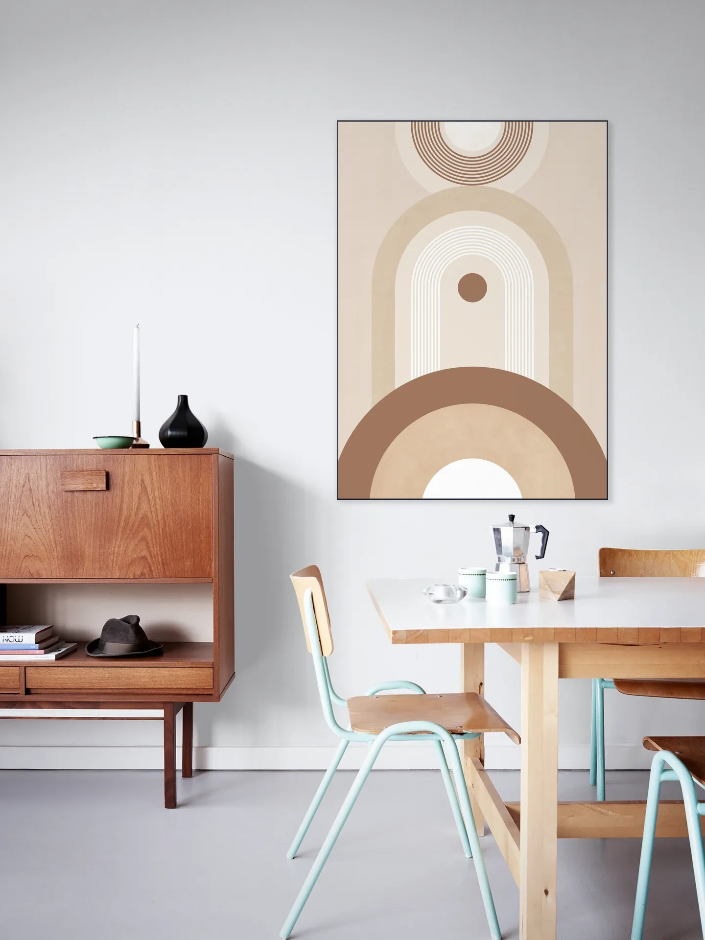 Beige Mid Century Poster No.2
