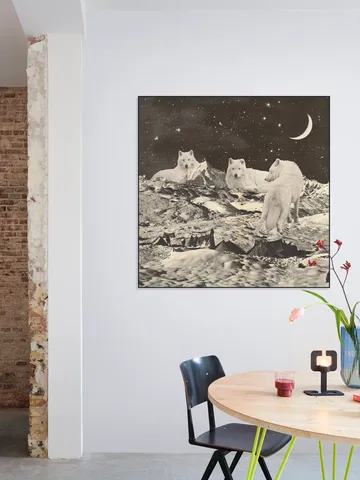Giant White Wolves
