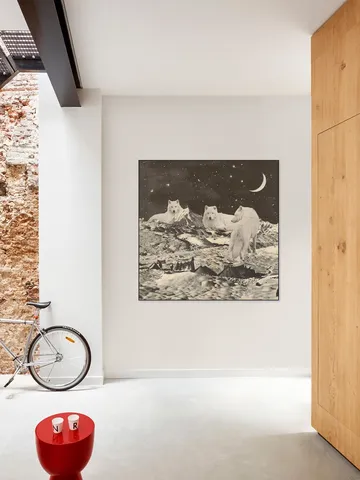 Giant White Wolves