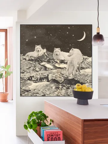 Giant White Wolves