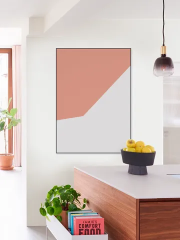 Color blocking - Pink Grey